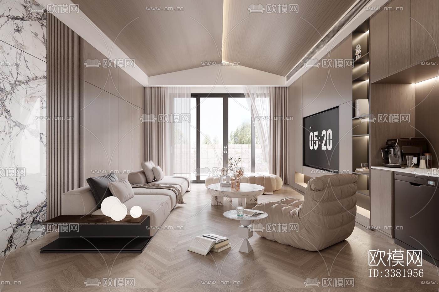 现代别墅效果图下载（渲染图5）