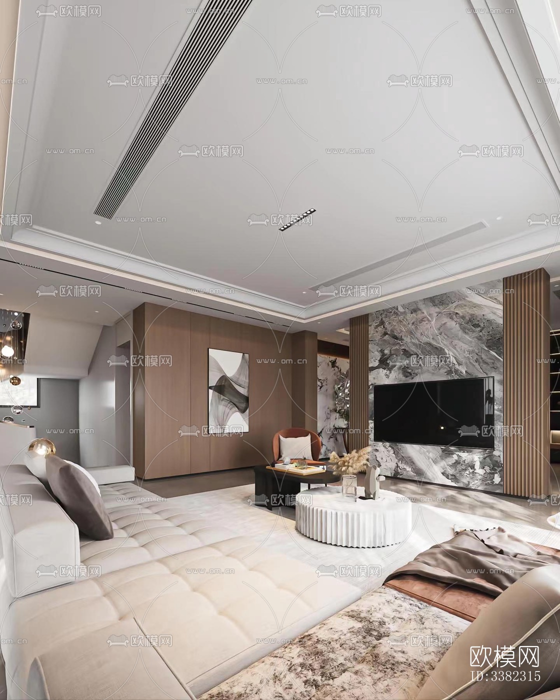 现代别墅效果图下载（渲染图3）