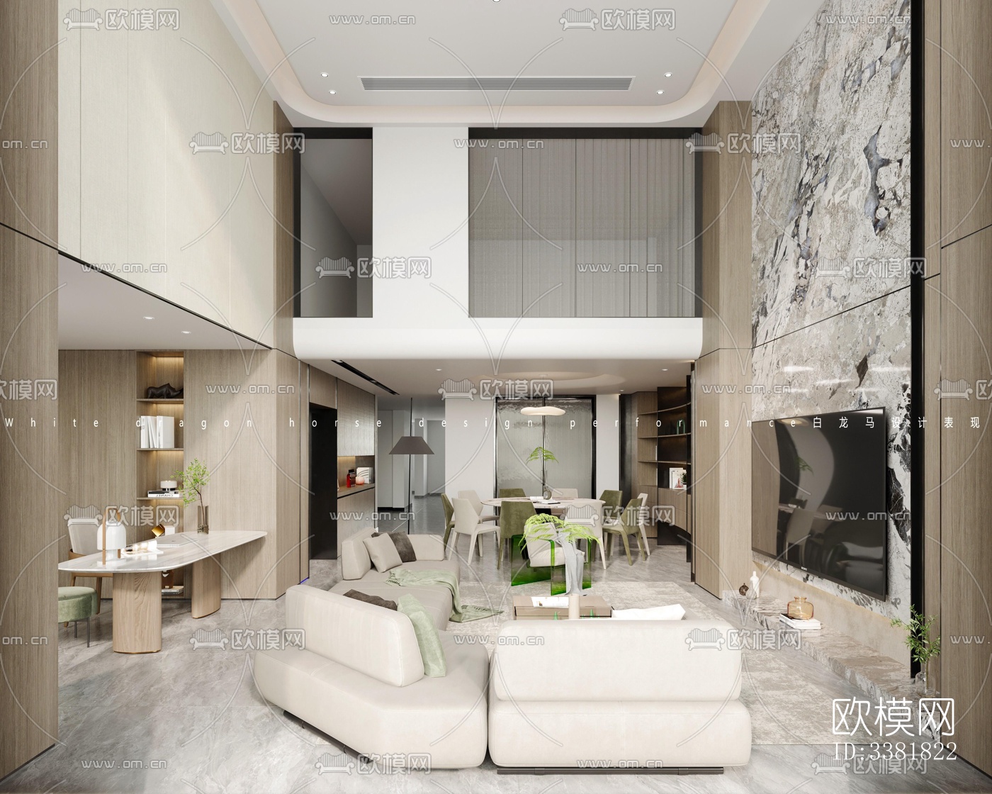 现代别墅效果图下载（渲染图2）