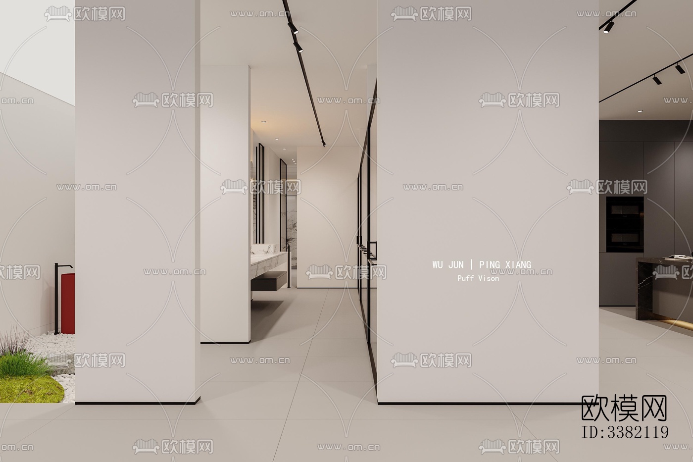 现代别墅效果图下载（渲染图13）