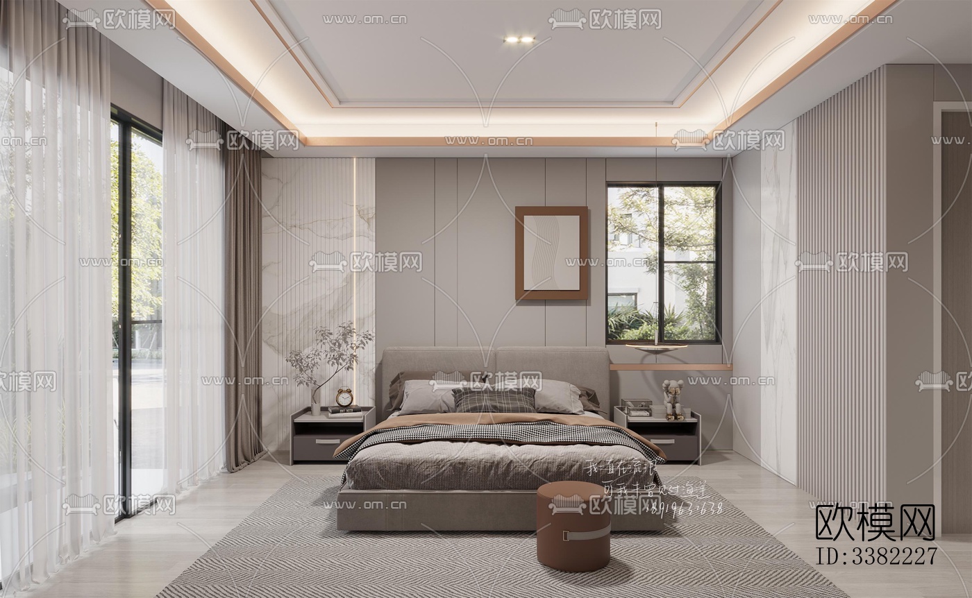 现代别墅效果图下载（渲染图11）