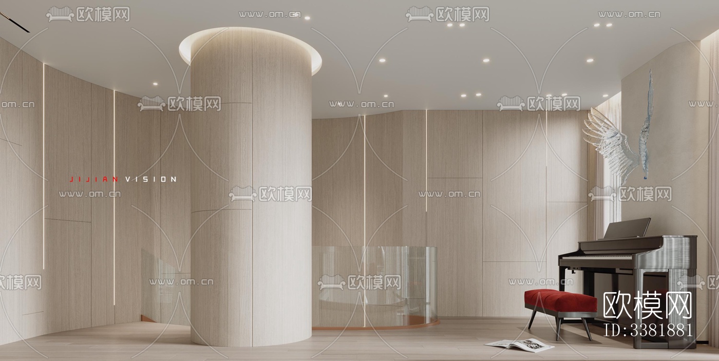 现代别墅效果图下载（渲染图13）