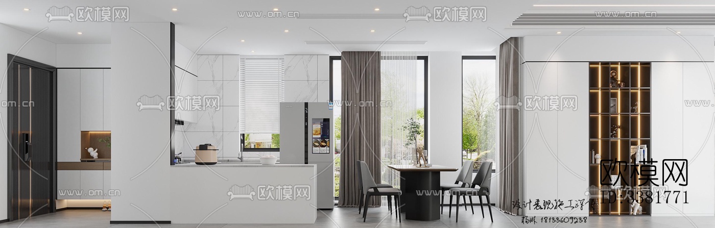 现代别墅效果图下载（渲染图6）