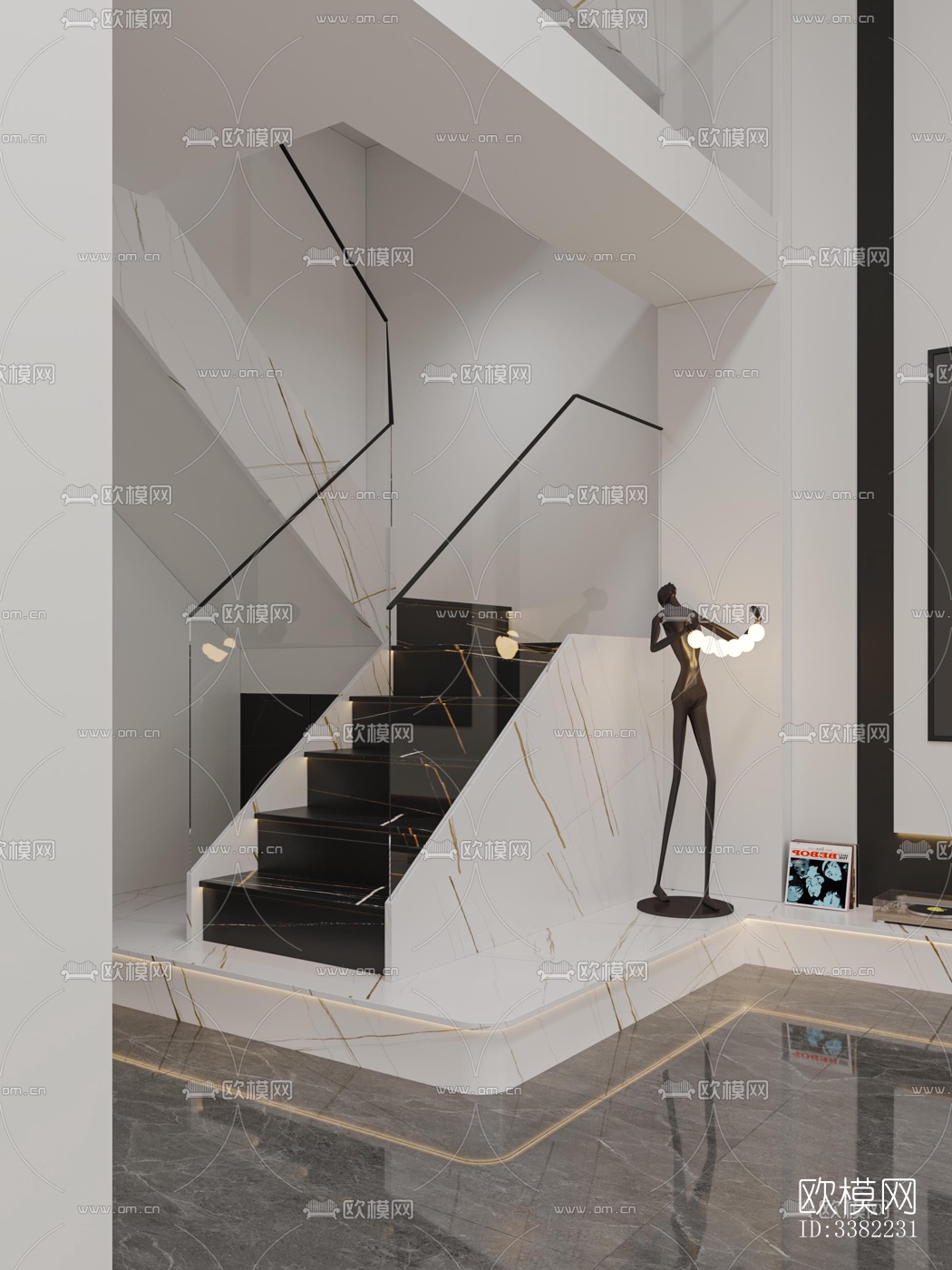 现代别墅效果图下载（渲染图9）