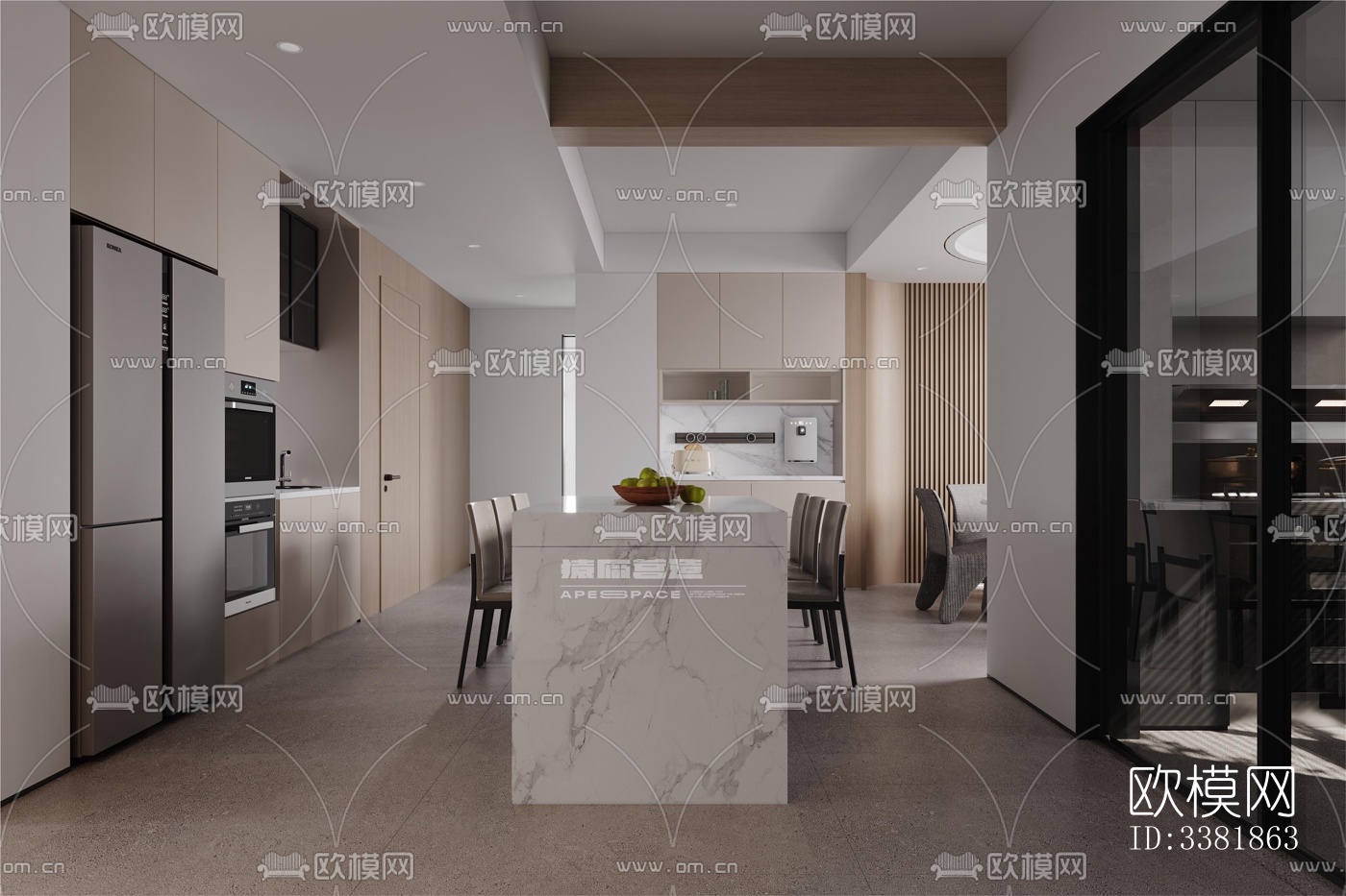 现代别墅效果图下载（渲染图12）