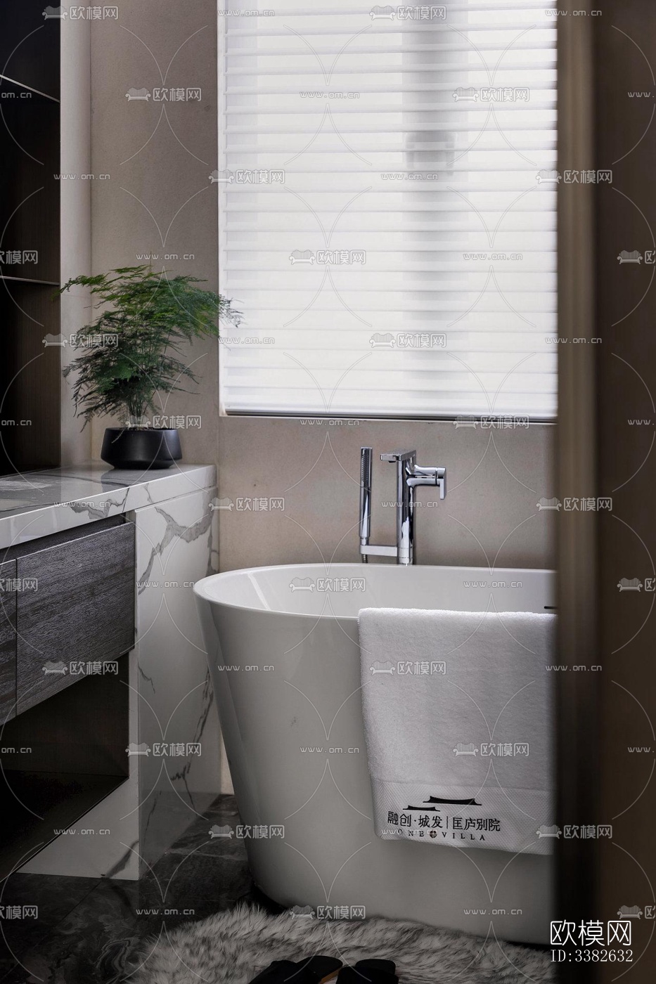 现代别墅效果图下载（渲染图7）