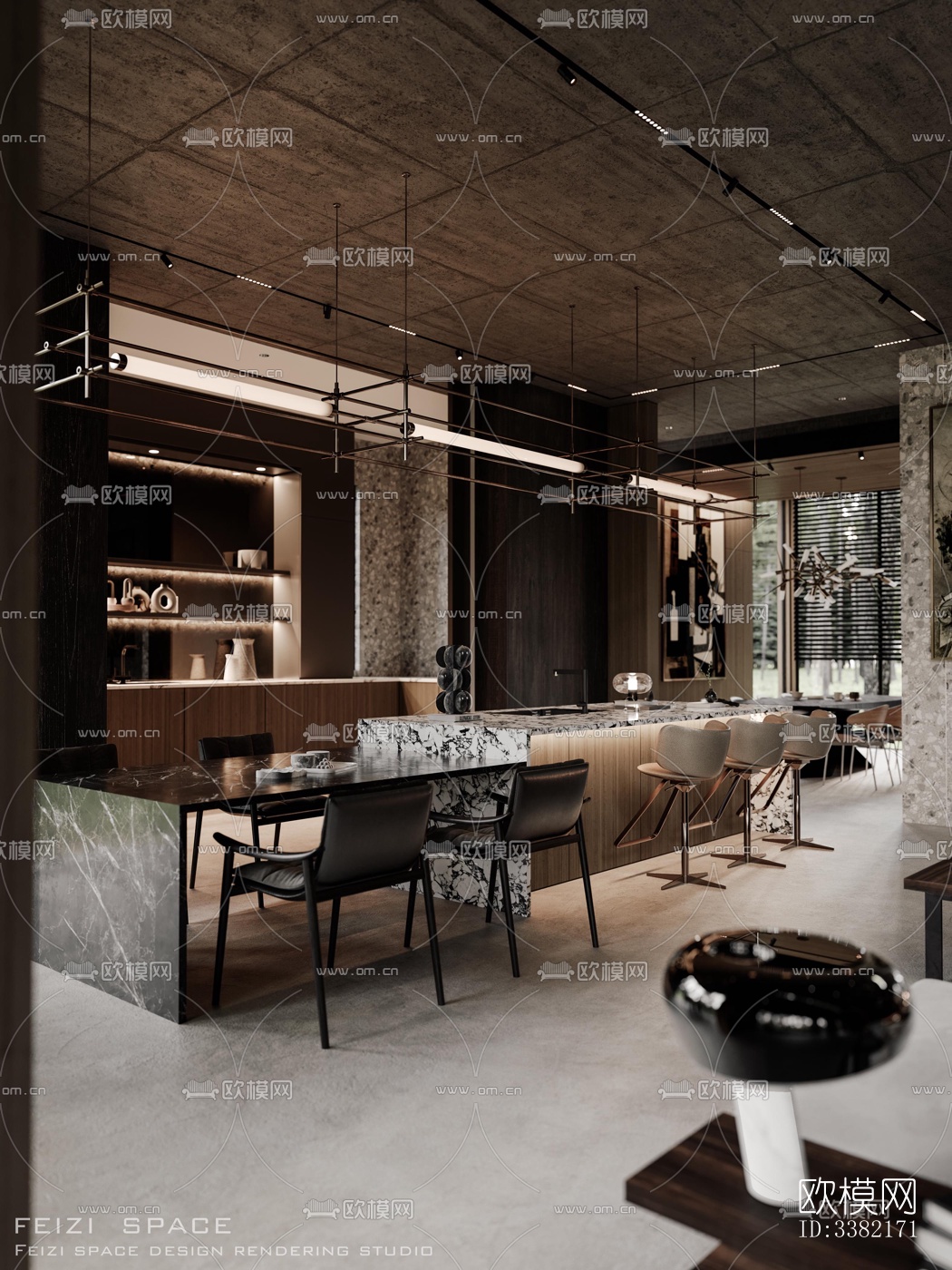 现代别墅效果图下载（渲染图3）