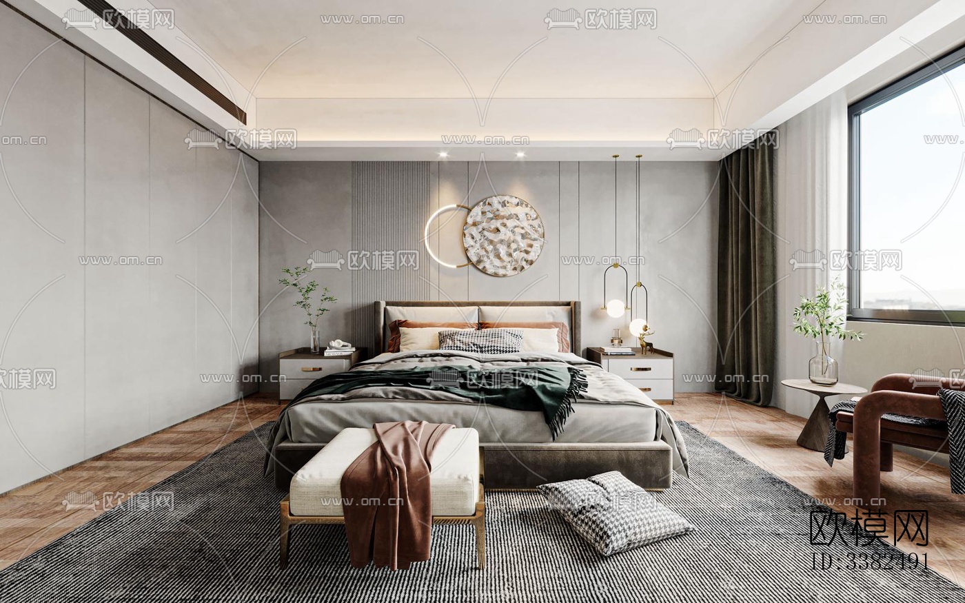 现代别墅效果图下载（渲染图1）