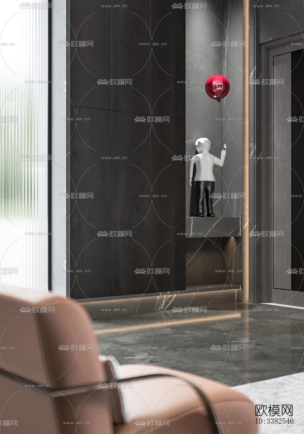 现代别墅效果图下载（渲染图1）