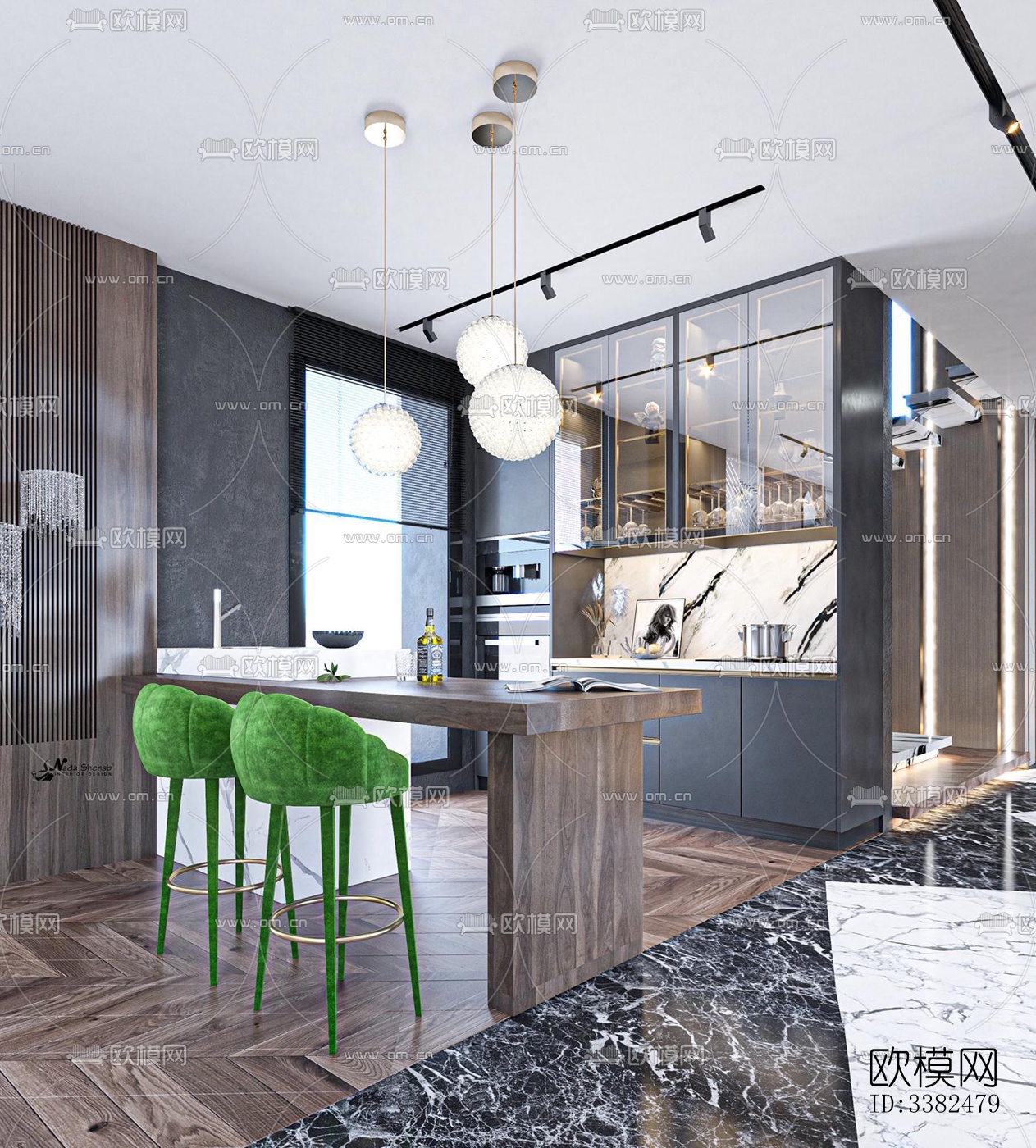 现代别墅效果图下载（渲染图6）