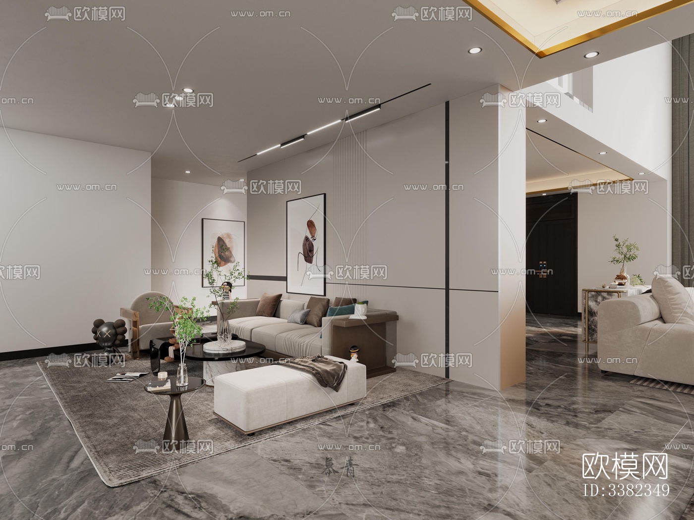 现代别墅效果图下载（渲染图9）