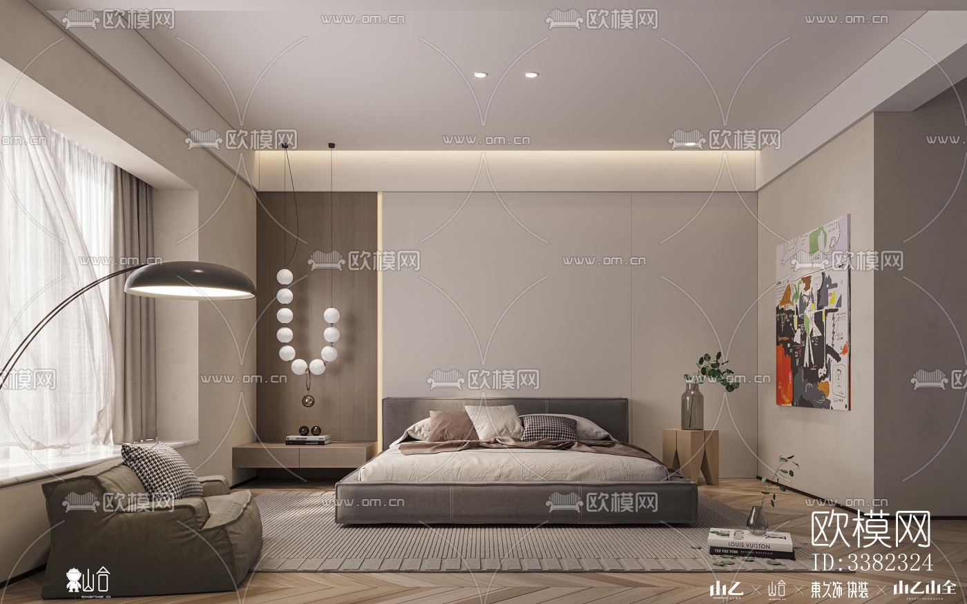 现代别墅效果图下载（渲染图4）