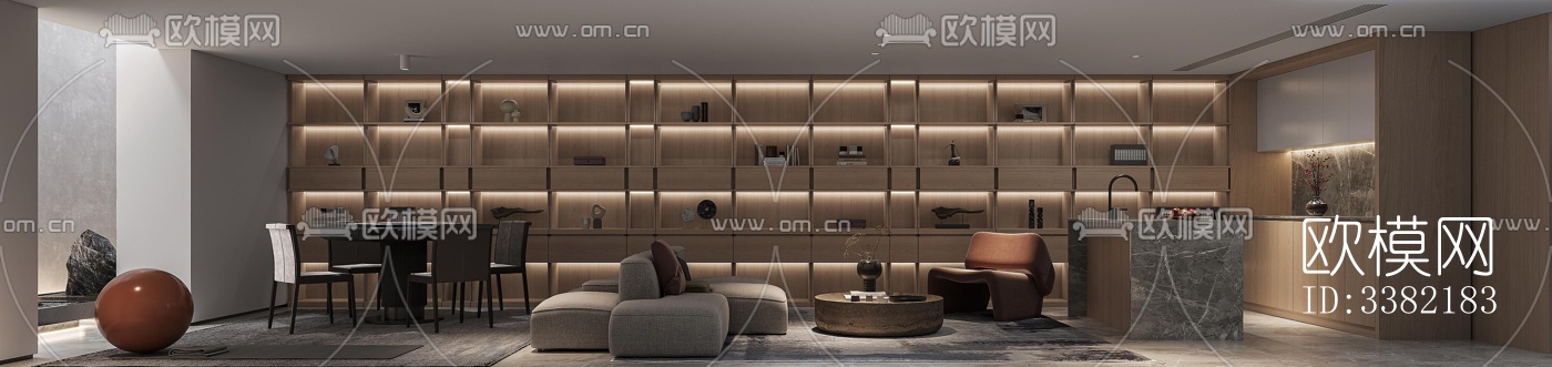 现代别墅效果图下载（渲染图6）