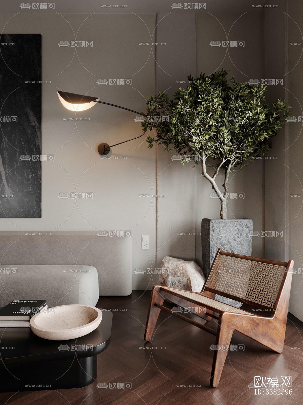 现代别墅效果图下载（渲染图16）