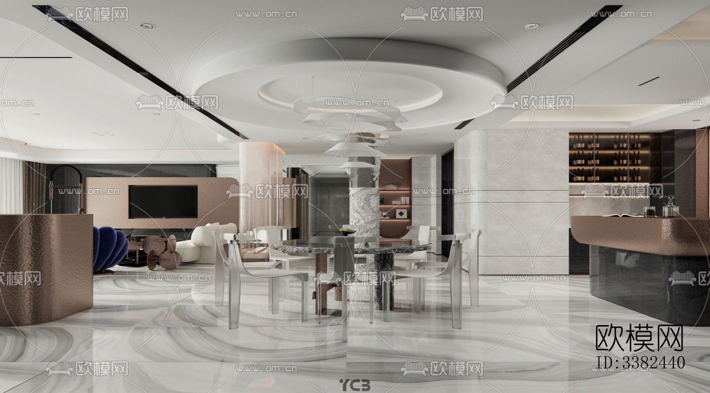 现代别墅效果图下载（渲染图6）