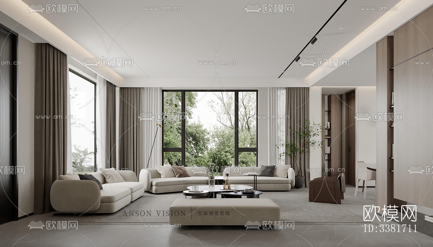 现代别墅效果图下载（渲染图19）