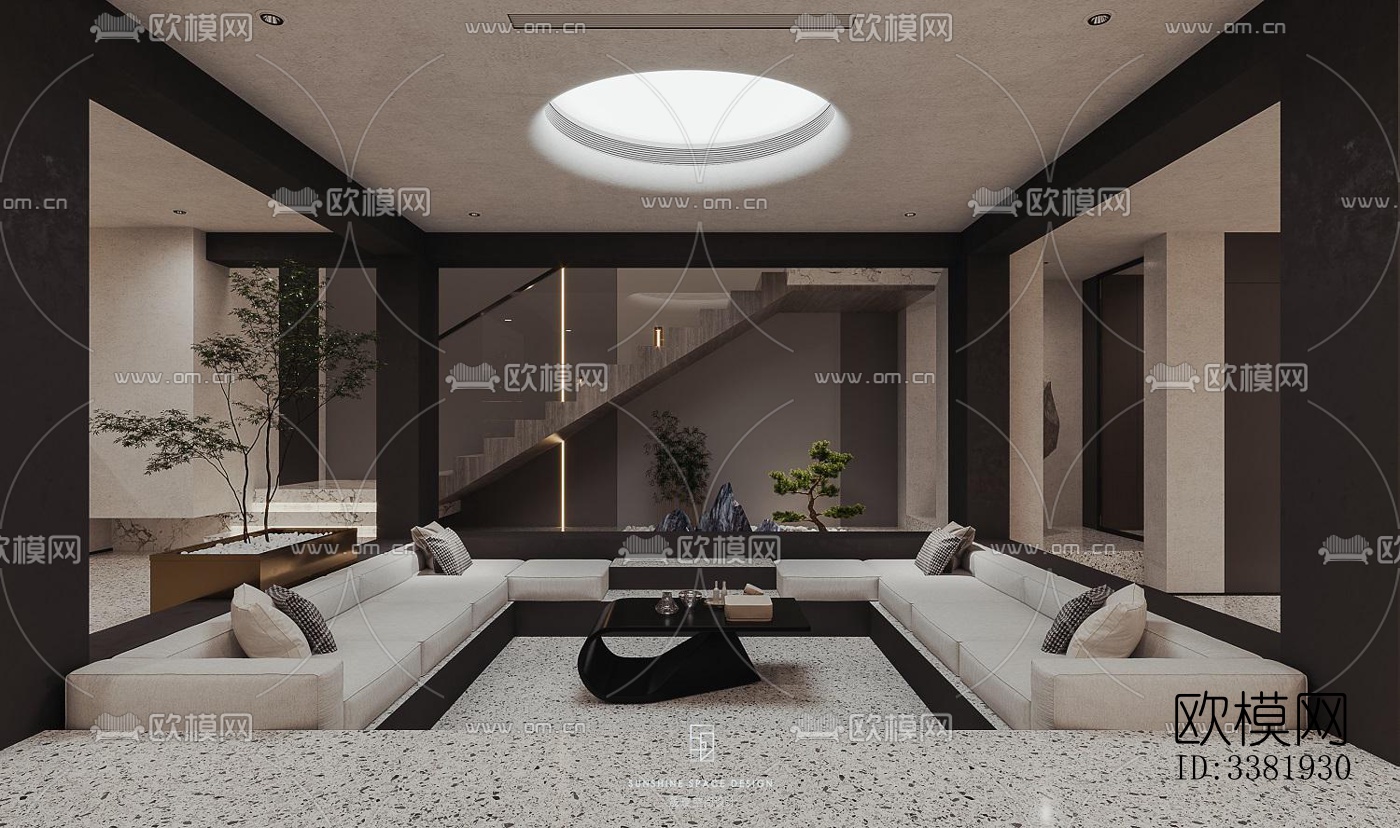 现代别墅效果图下载（渲染图12）