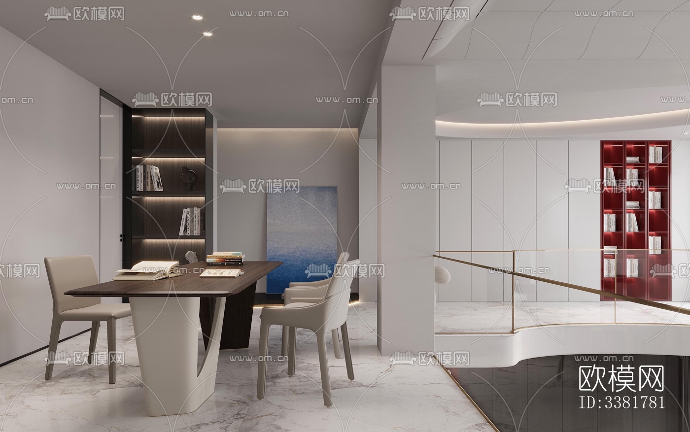 现代别墅效果图下载（渲染图3）