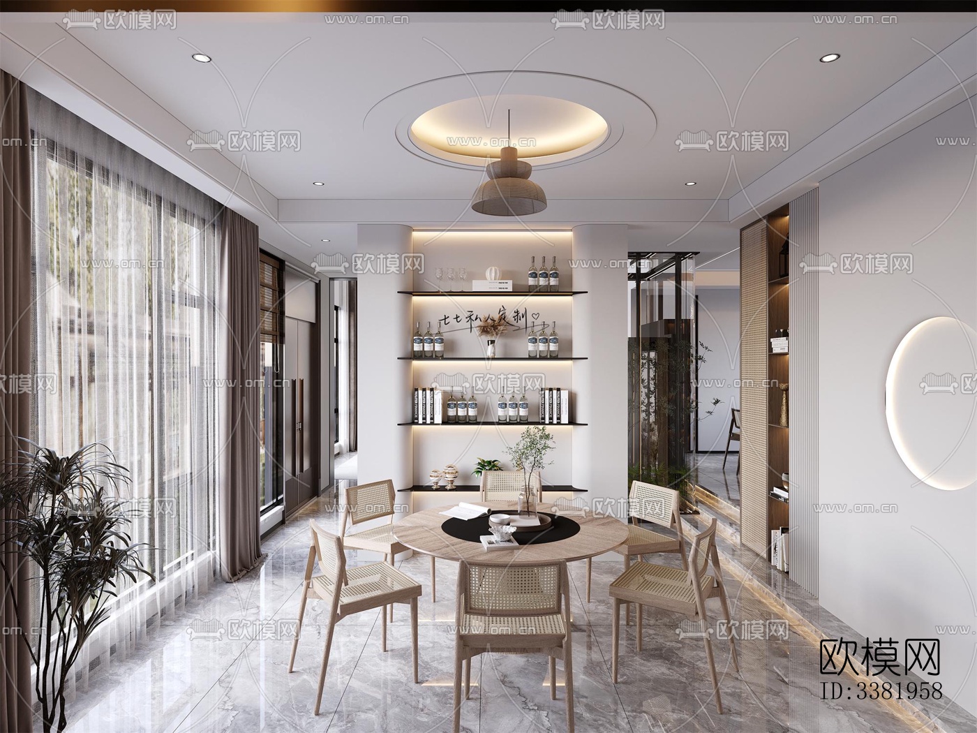 现代别墅效果图下载（渲染图1）