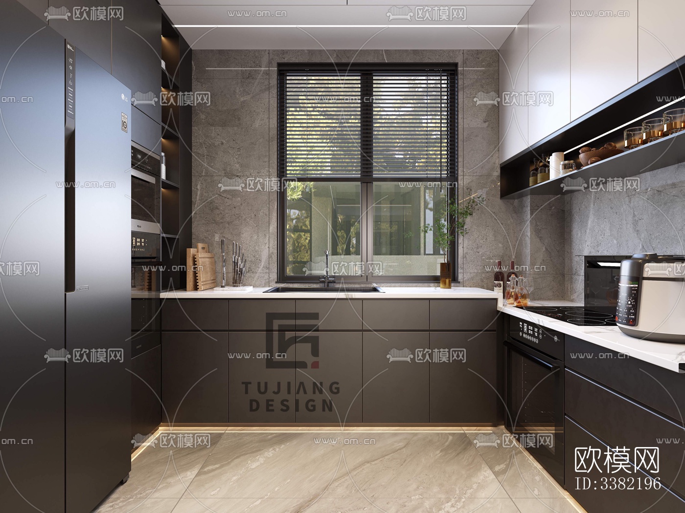 现代别墅效果图下载（渲染图2）