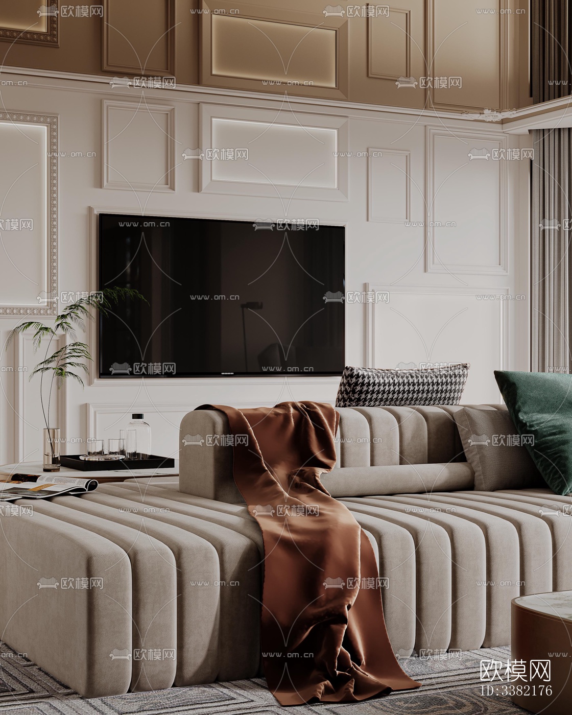 现代别墅效果图下载（渲染图10）