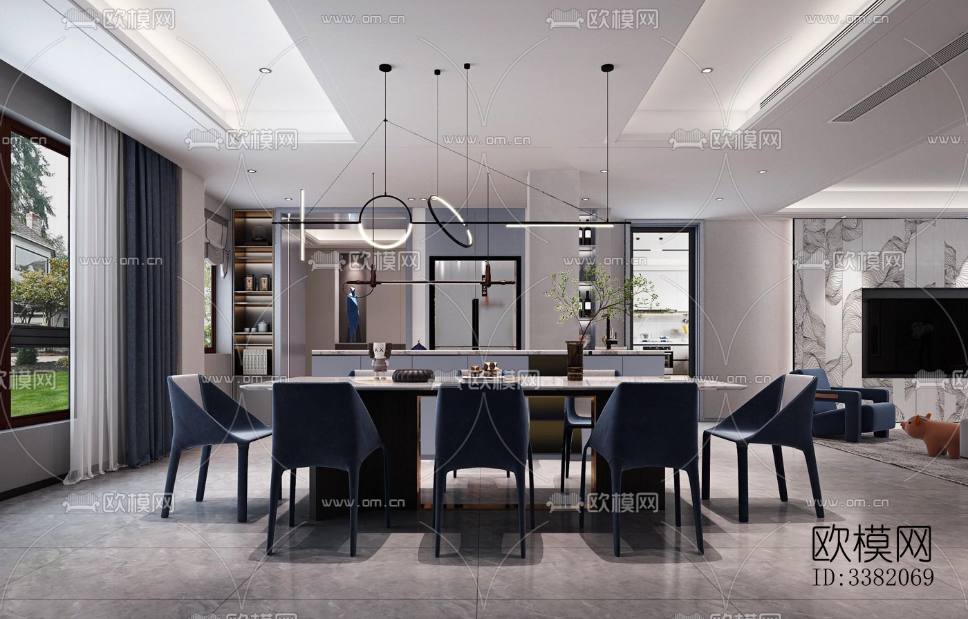 现代别墅效果图下载（渲染图3）