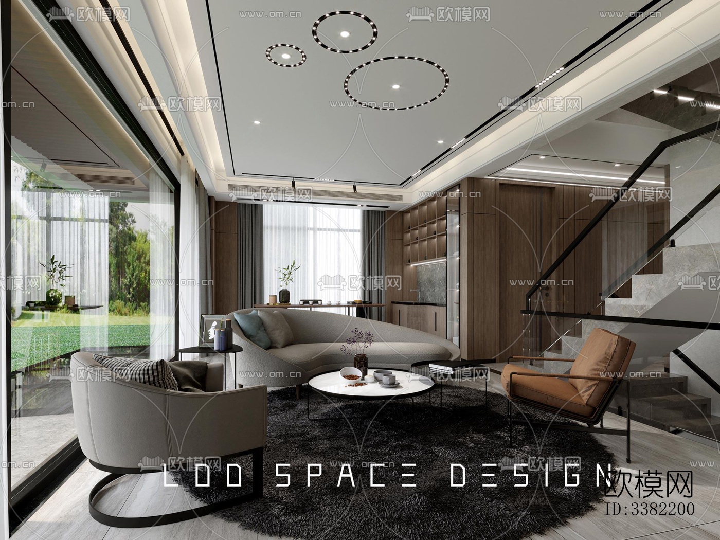 现代别墅效果图下载（渲染图15）