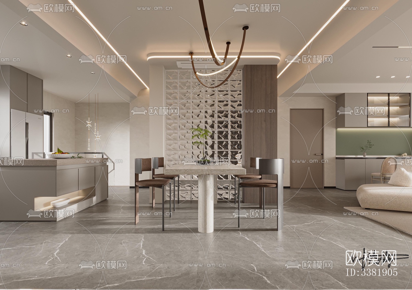 现代别墅效果图下载（渲染图8）