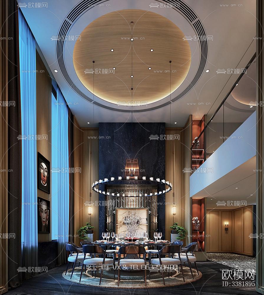 现代别墅效果图下载（渲染图11）