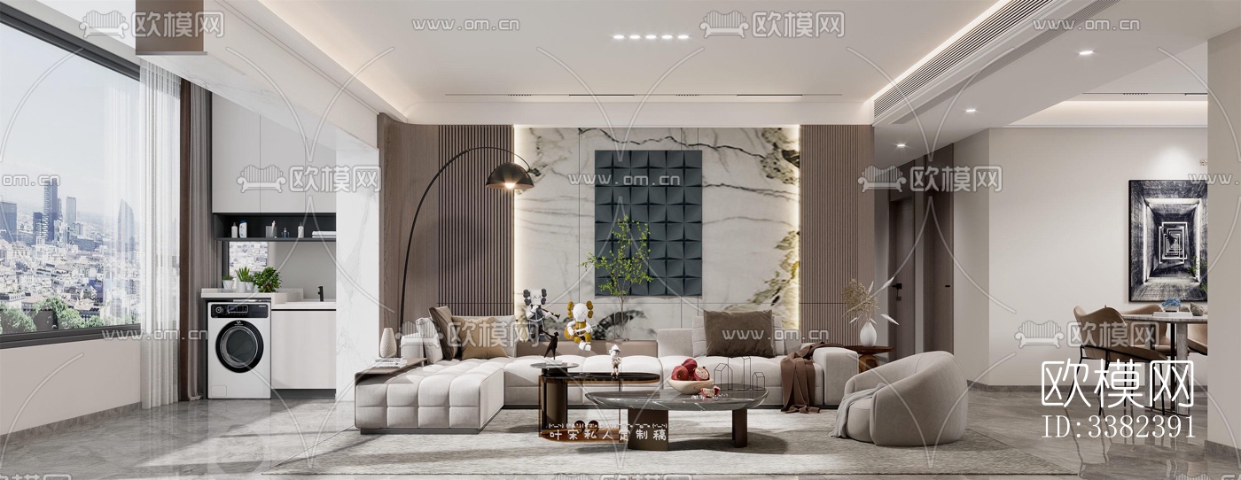 现代别墅效果图下载（渲染图4）