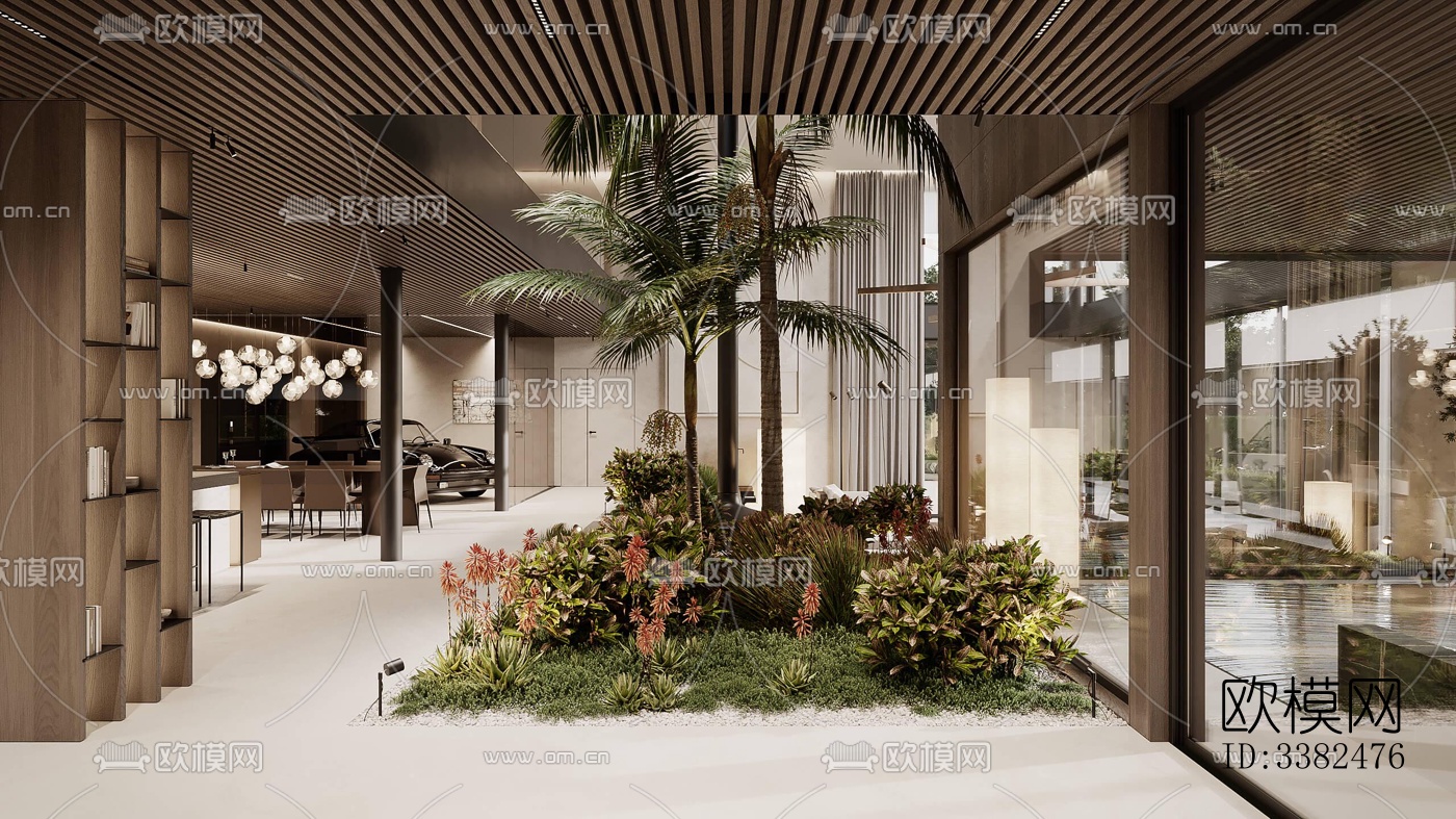 现代别墅效果图下载（渲染图17）