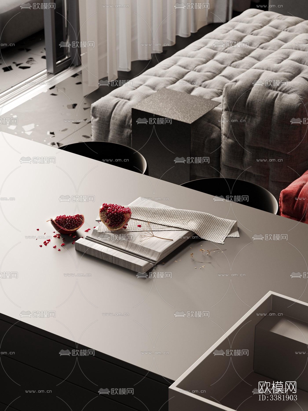 现代别墅效果图下载（渲染图3）