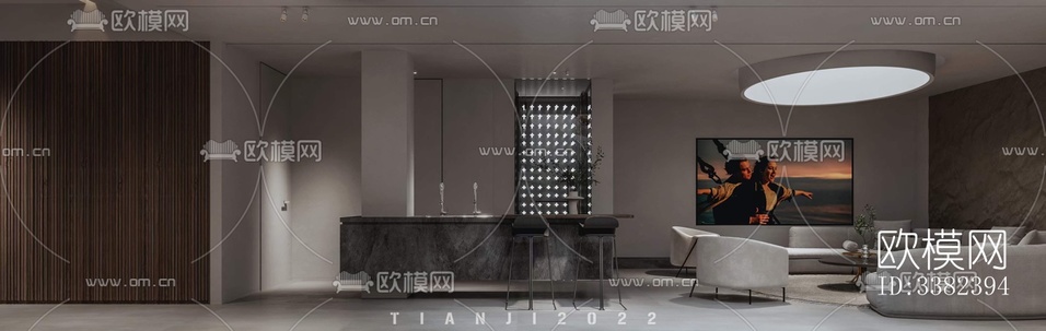現(xiàn)代別墅效果圖下載(渲染圖5)