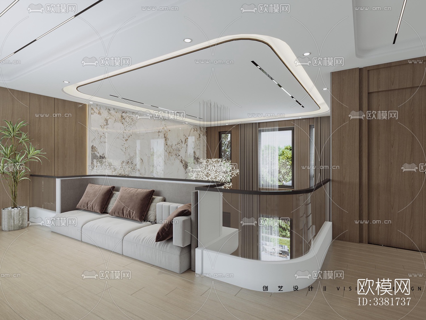 现代别墅效果图下载（渲染图6）