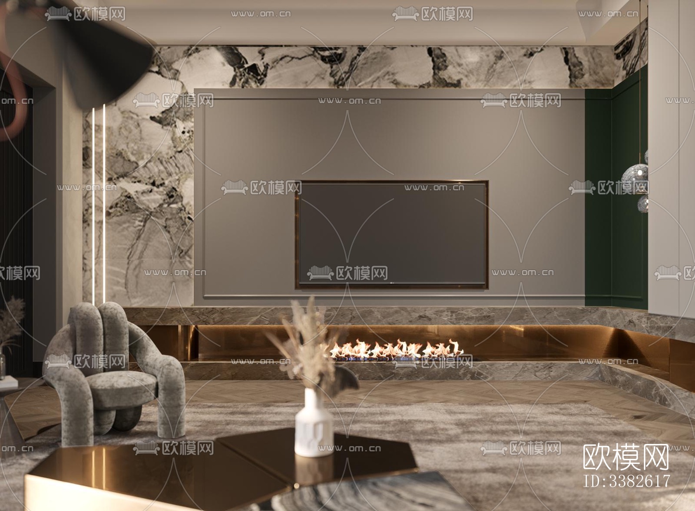 现代别墅效果图下载（渲染图7）