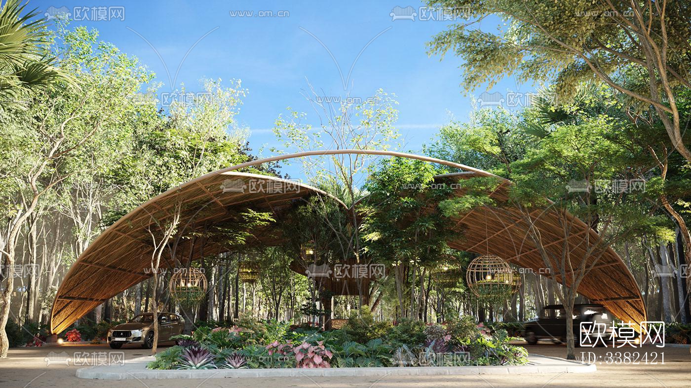 现代别墅效果图下载（渲染图9）