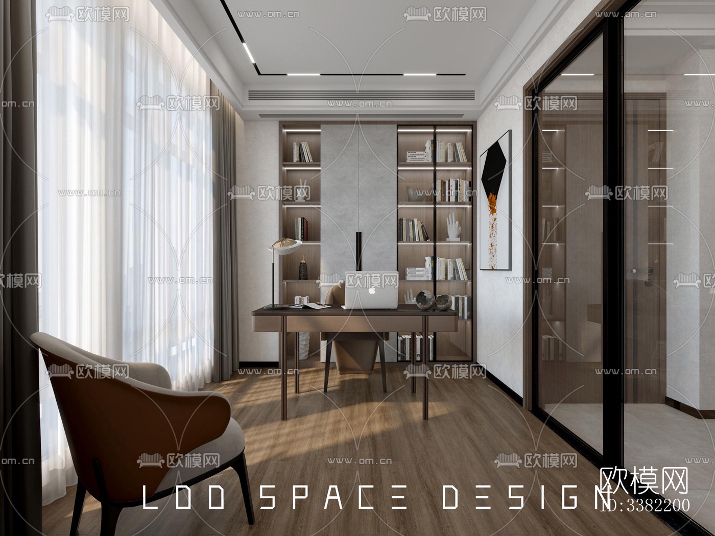 现代别墅效果图下载（渲染图3）