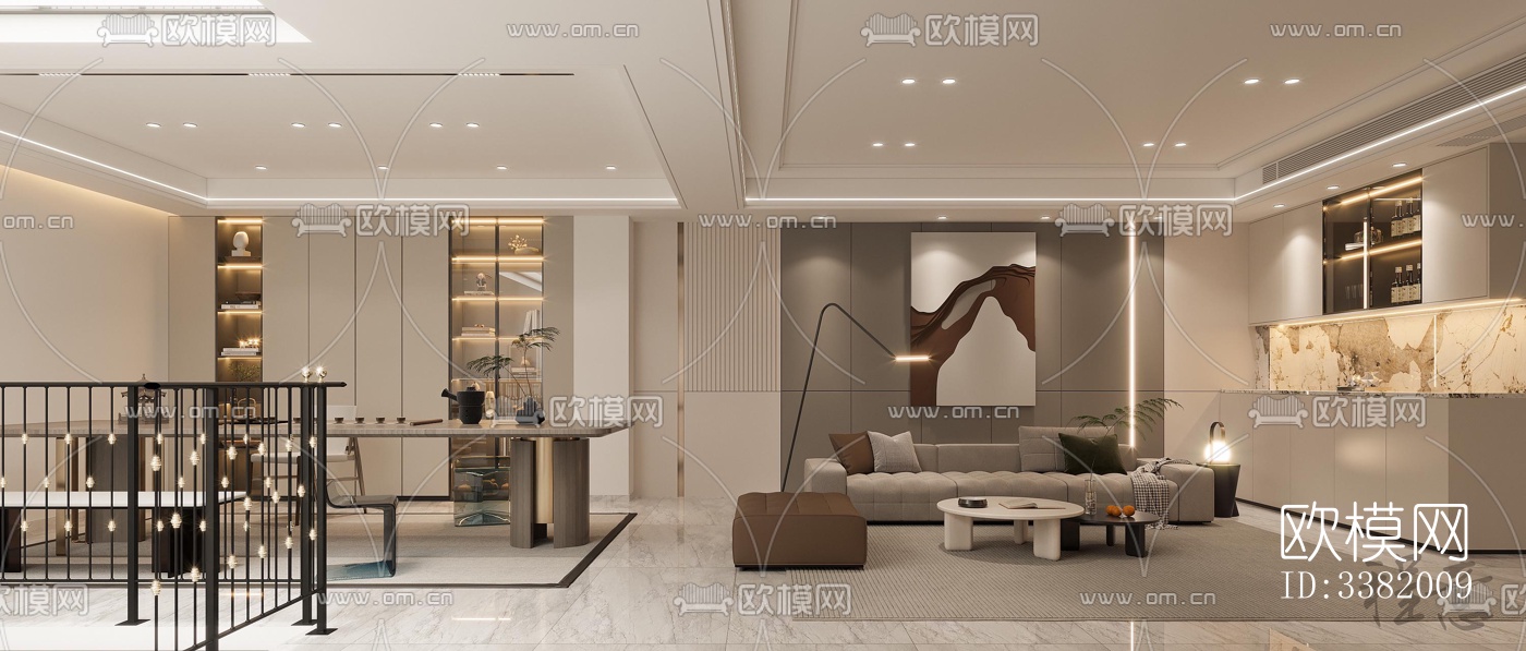 现代别墅效果图下载（渲染图6）