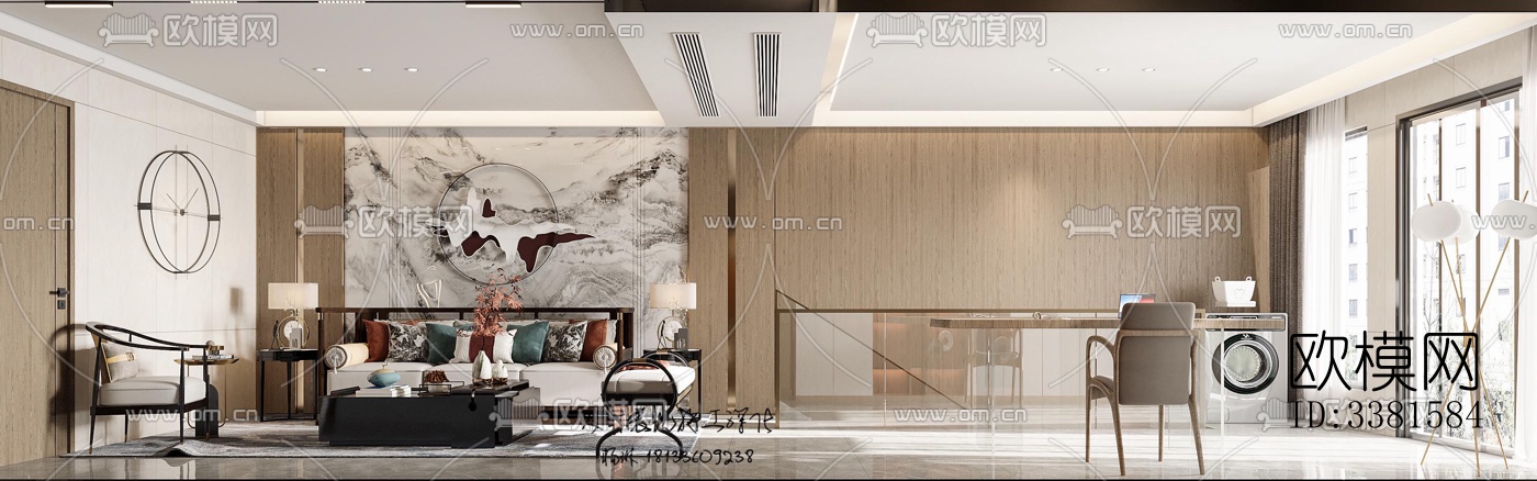 现代别墅效果图下载（渲染图5）