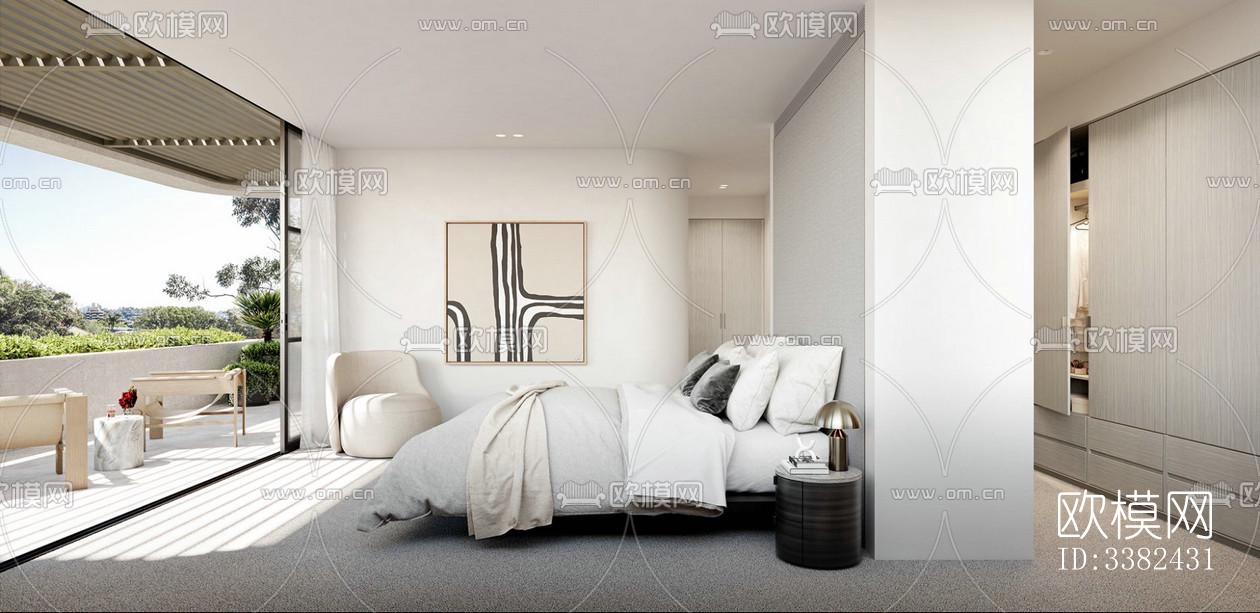 现代别墅效果图下载（渲染图7）