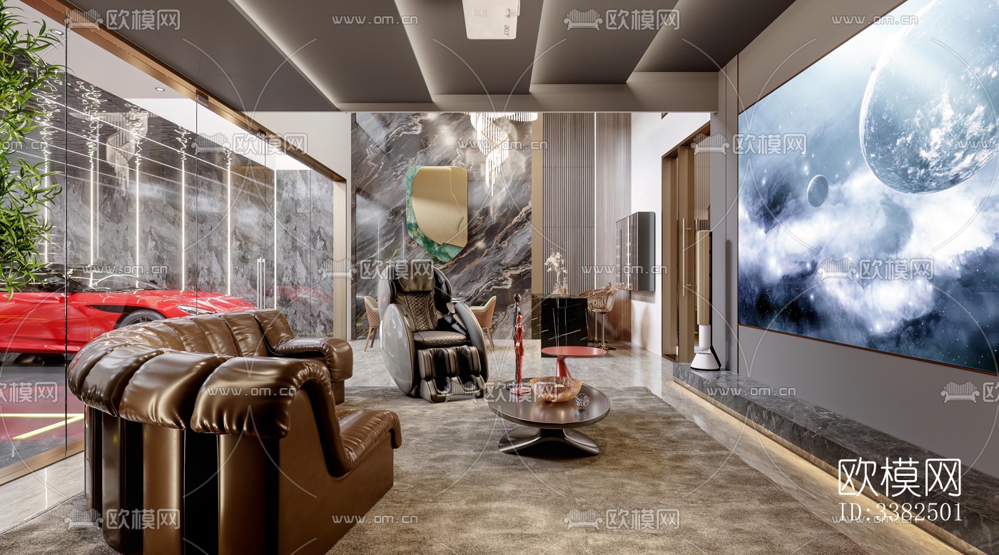 现代别墅效果图下载（渲染图5）