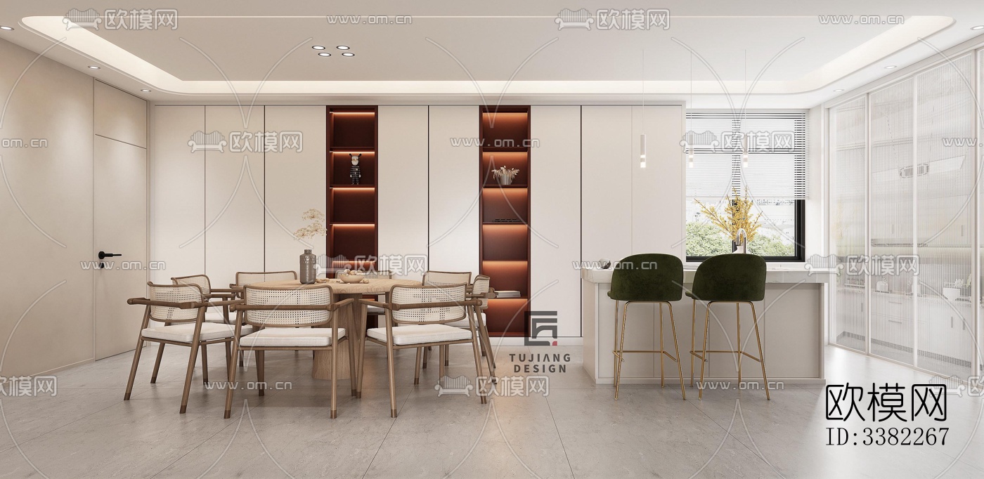 现代别墅效果图下载（渲染图1）