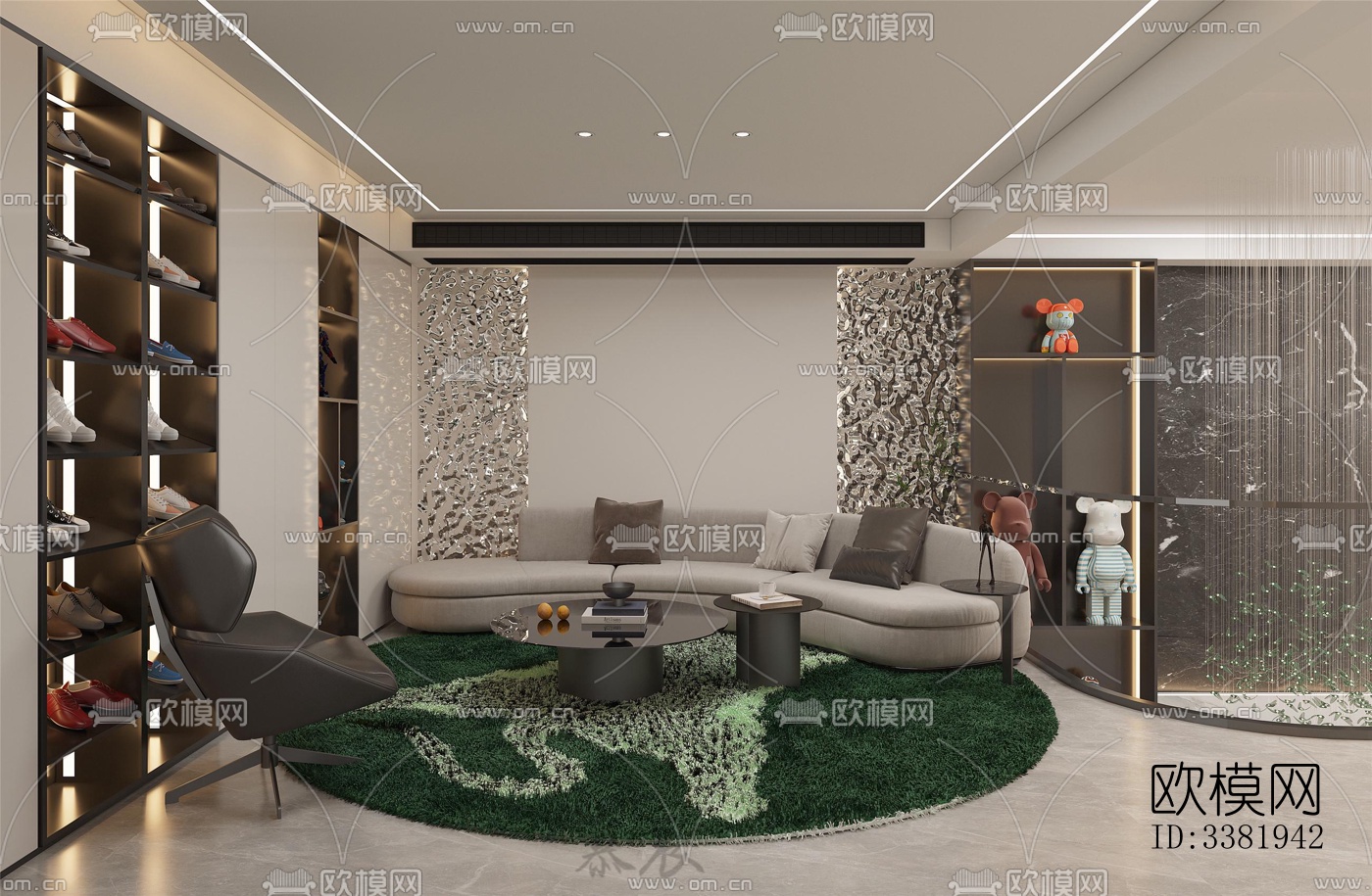 现代别墅效果图下载（渲染图8）