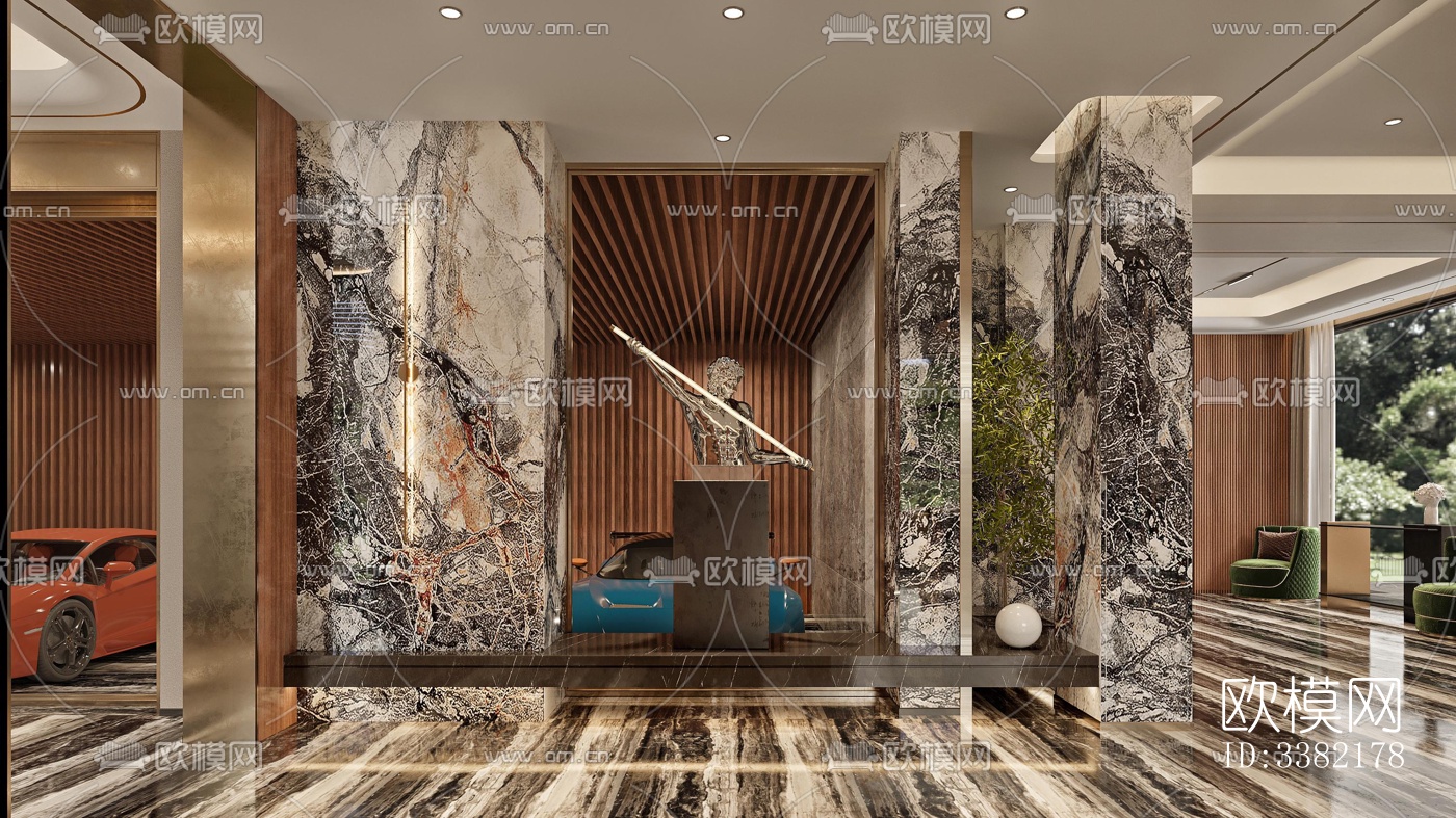 现代别墅效果图下载（渲染图7）