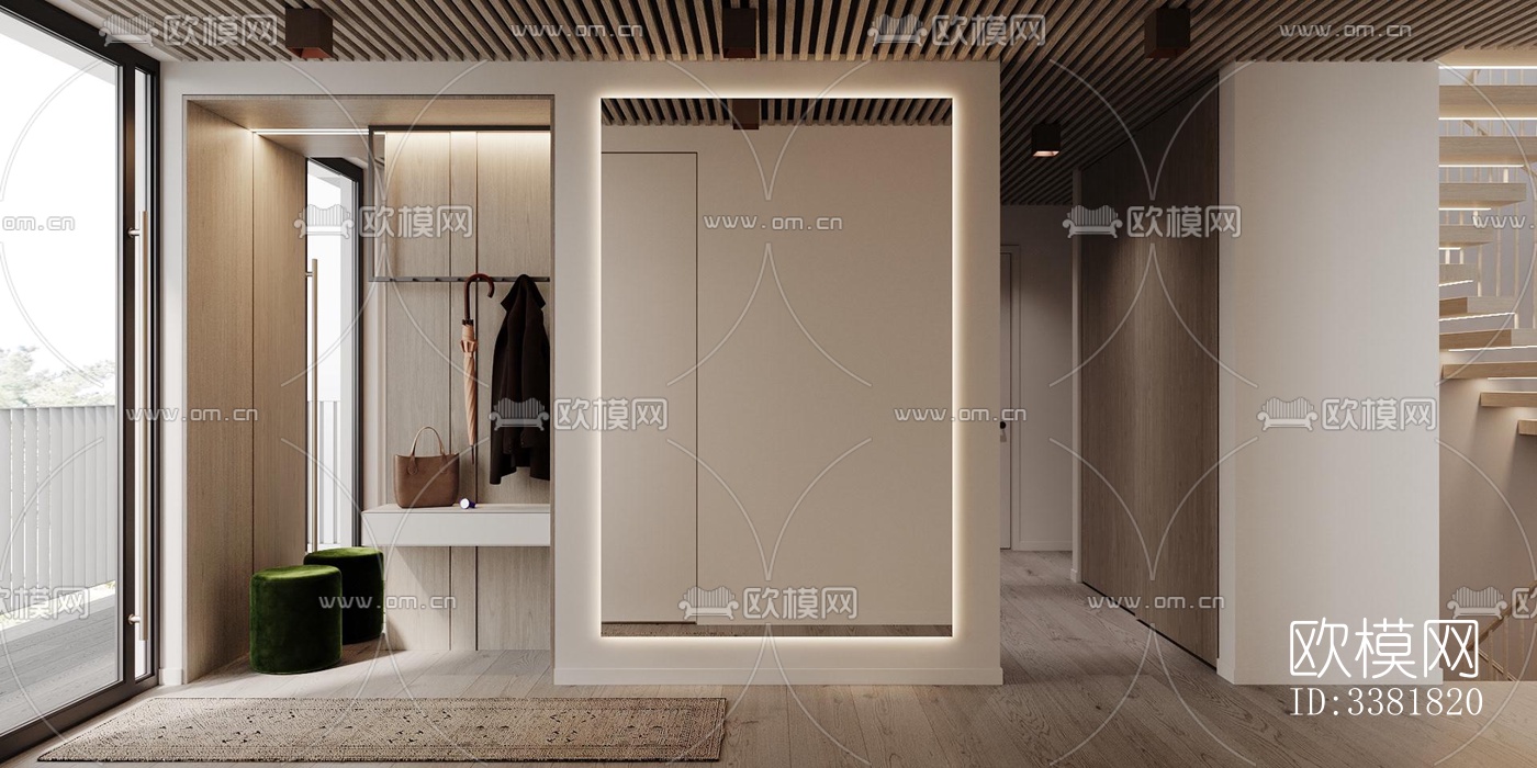 现代别墅效果图下载（渲染图3）