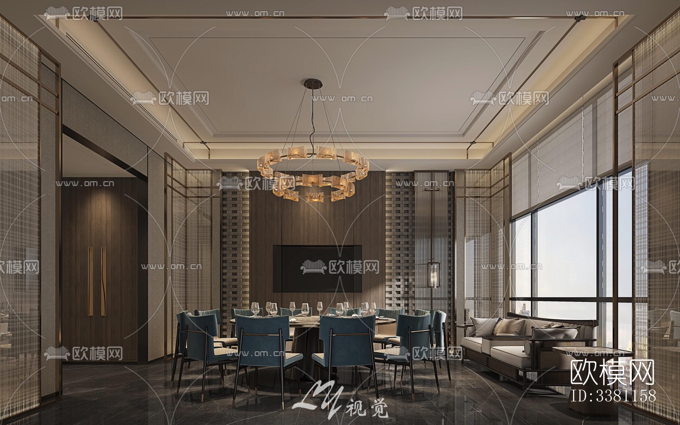 现代别墅效果图下载（渲染图8）