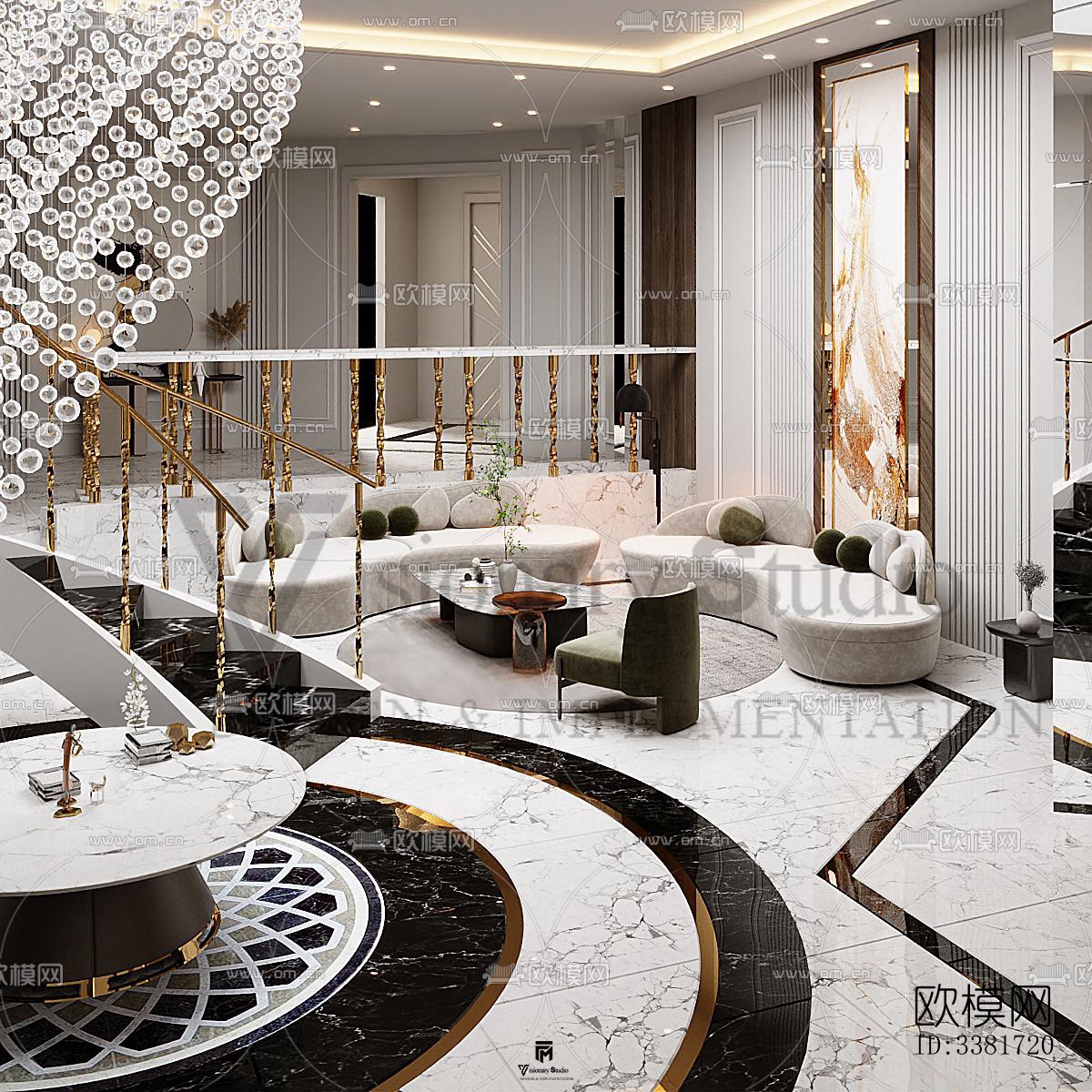 现代别墅效果图下载（渲染图5）