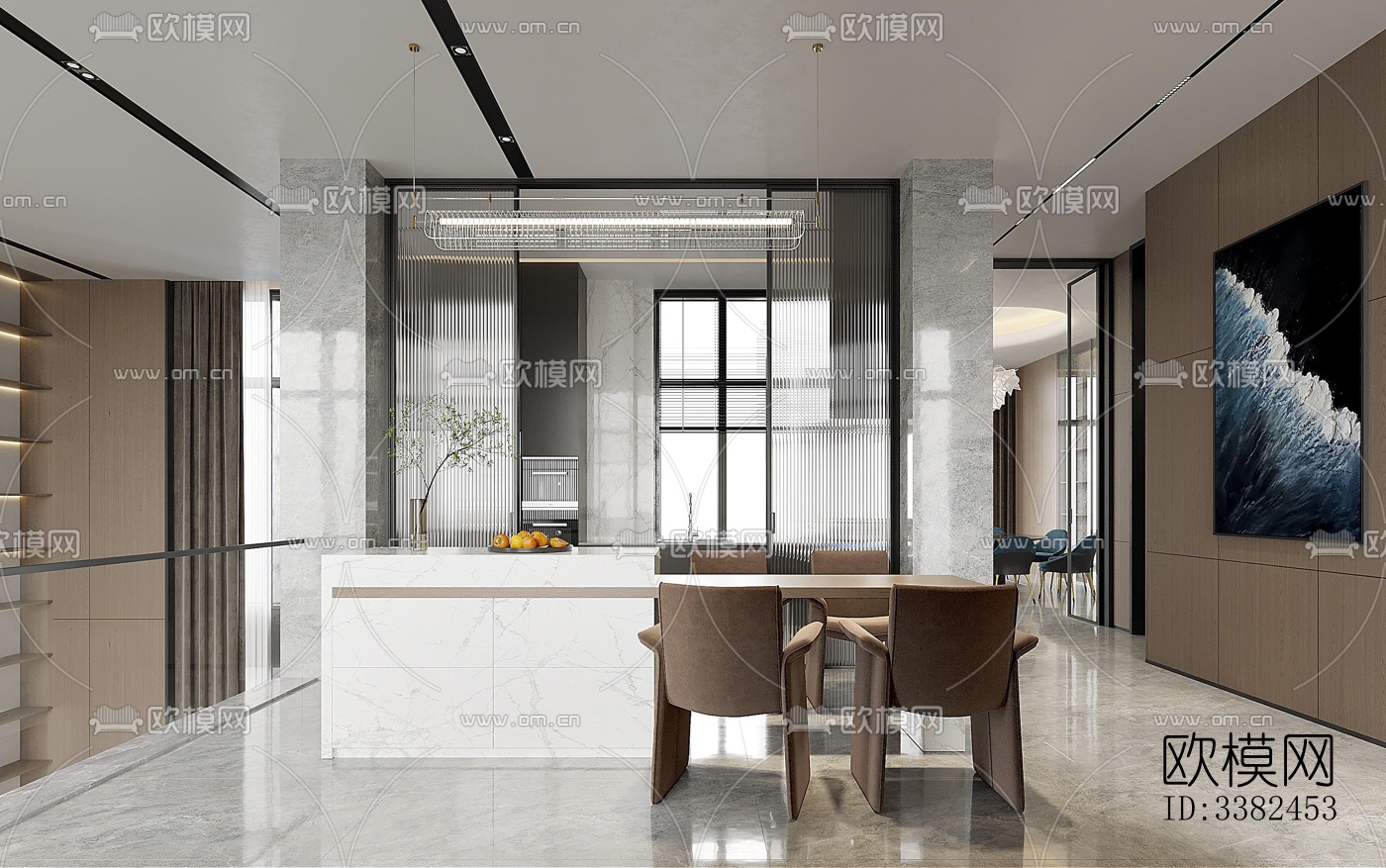 现代别墅效果图下载（渲染图8）