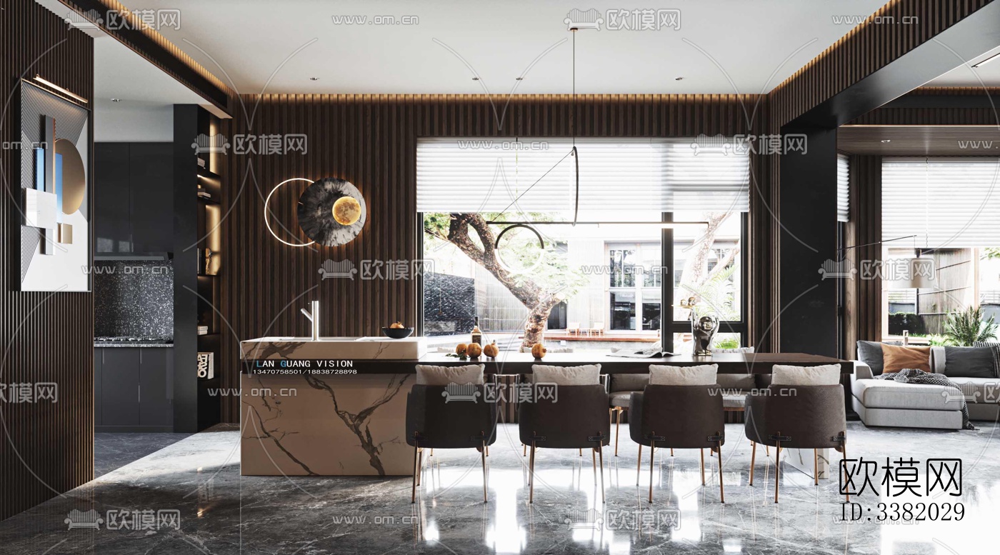 现代别墅效果图下载（渲染图13）