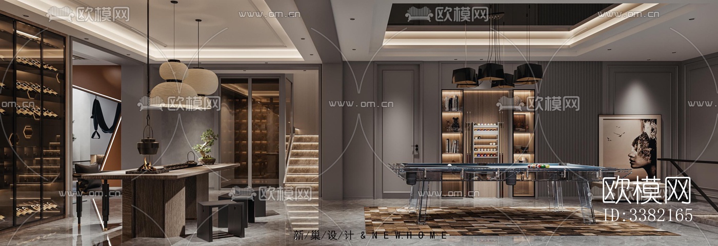 现代别墅效果图下载（渲染图13）